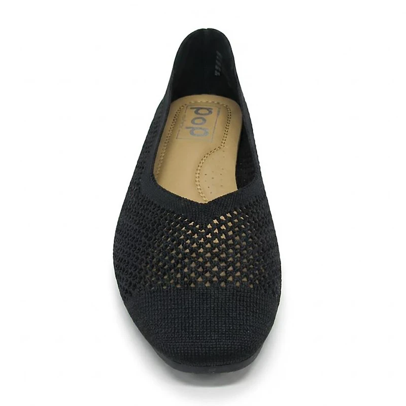 Pop Senvier Womens Almond Closed Toe Ballet Flats