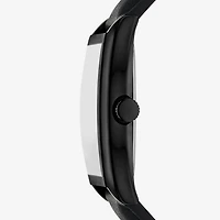 Relic By Fossil Mens Black Leather Strap Watch Zr77347