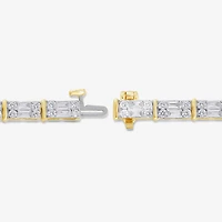 Womens 3 CT. T.W. Lab Grown White Diamond 10K Gold Tennis Bracelet