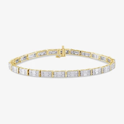 Womens 3 CT. T.W. Lab Grown White Diamond 10K Gold Tennis Bracelet