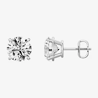 (G/Vs1-Vs2) 6 CT. T.W. Lab Grown White Diamond 14K Gold 9.1mm Round Stud Earrings