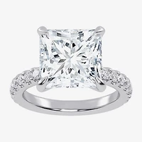 (G-H / Si1-Si2) Womens 2 1/4 CT. T.W. Lab Grown White Diamond 14K Gold Side Stone Engagement Ring