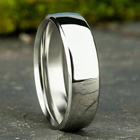 Unisex Adult 6.5MM 10K Gold Wedding Band