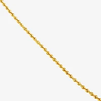 Womens 14K Gold 20 Inch Rope Chain Necklace