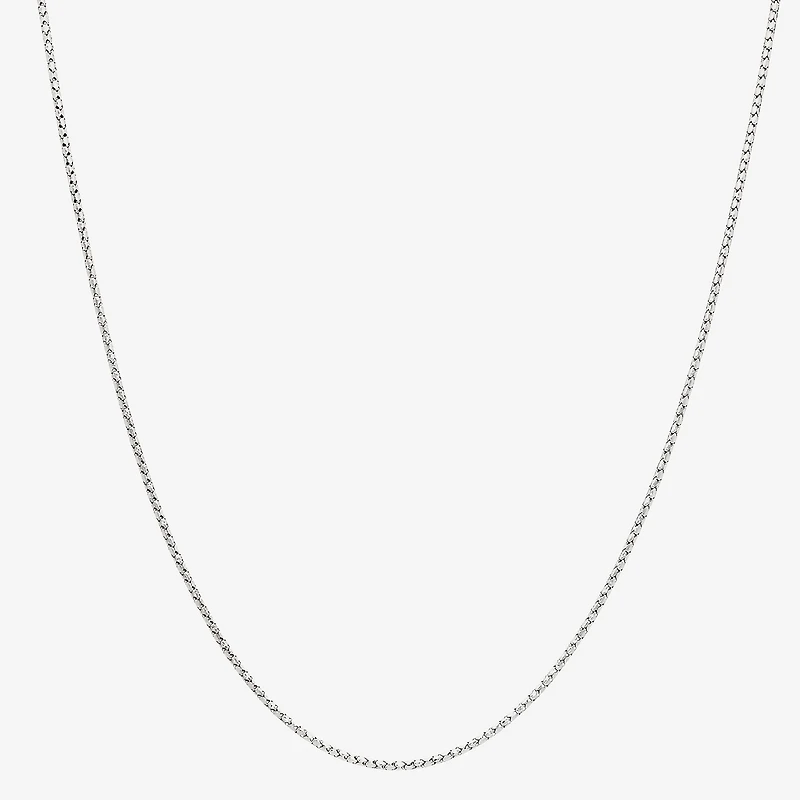 Made in Italy Womens 14K Gold 18 Inch Fashion Chain Necklace