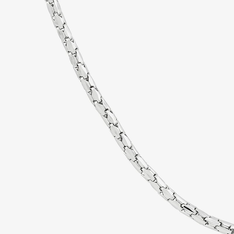 Made in Italy Womens 14K Gold 18 Inch Fashion Chain Necklace