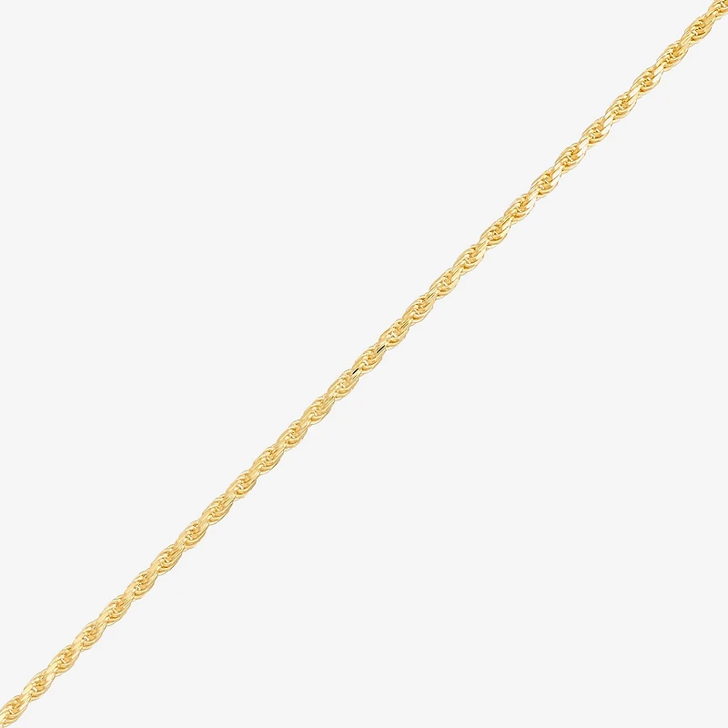 Made in Italy Womens 14K Gold Over Silver Inch Chain Necklace