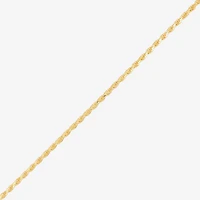 Made in Italy Womens 14K Gold Over Silver Inch Chain Necklace