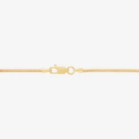Made in Italy Womens 14K Gold Over Silver 18 Inch Snake Chain Necklace