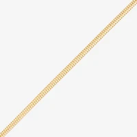Made in Italy Womens 14K Gold Over Silver 18 Inch Snake Chain Necklace