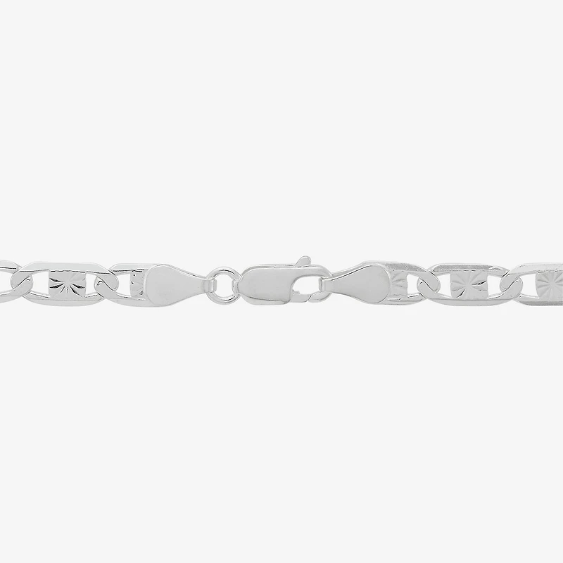 Made in Italy Mens Sterling Silver 20 Inch Valentino Chain Necklace