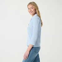 Gloria Vanderbilt Women's 3/4 Sleeve Neve Shirt