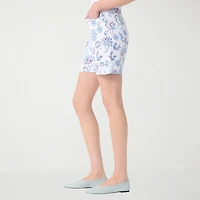 Gloria Vanderbilt Amanda Womens 6" High Rise Denim Short