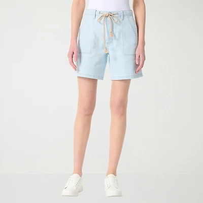 Gloria Vanderbilt Womens 7" Denim Short