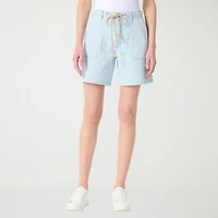 Gloria Vanderbilt Womens 7" Denim Short