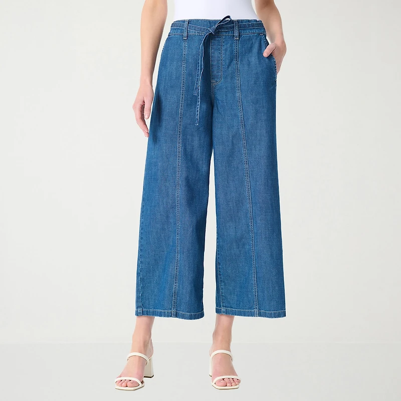 Gloria Vanderbilt Womens High Rise Cropped Jean
