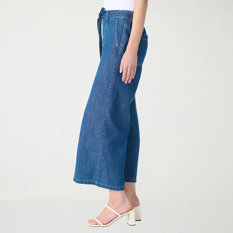 Gloria Vanderbilt Womens High Rise Cropped Jean