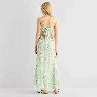 Forever 21 Womens Juniors Square Neck Sleeveless Maxi Dress