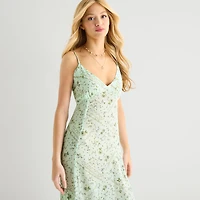 Forever 21 Womens Juniors Square Neck Sleeveless Maxi Dress