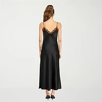 belle vie Womens Sleeveless Midi Slip Dress