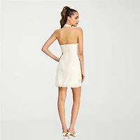 belle vie Womens Sleeveless Halter Dress
