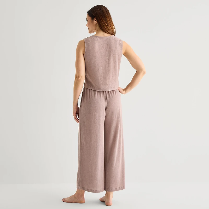 Liz Claiborne Womens Sleeveless 2-pc. Pajama Set