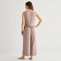 Liz Claiborne Womens Sleeveless 2-pc. Pajama Set