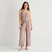 Liz Claiborne Womens Sleeveless 2-pc. Pajama Set
