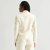 Black Label by Evan-Picone Womens Classic Fit Suit Jacket