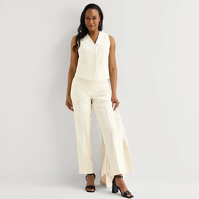 Black Label by Evan-Picone Womens Classic Fit Straight Suit Pant