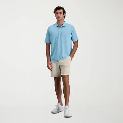 Haggar Raglan Mens Regular Fit Short Sleeve Polo Shirt