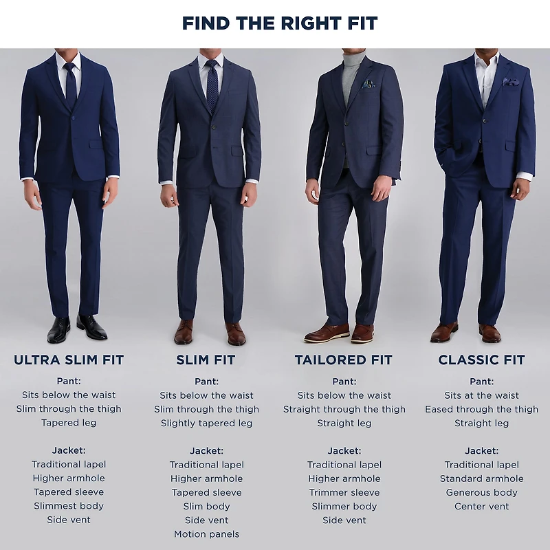 Haggar JMH Premium Mens Stretch Fabric Classic Fit Suit Jacket