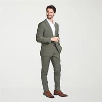 CRICKETEER™ Mens Windowpane Stretch Fabric 2-pc. Suit Set