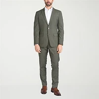 CRICKETEER™ Mens Windowpane Stretch Fabric 2-pc. Suit Set