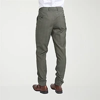 CRICKETEER™ Mens Windowpane Stretch Fabric 2-pc. Suit Set