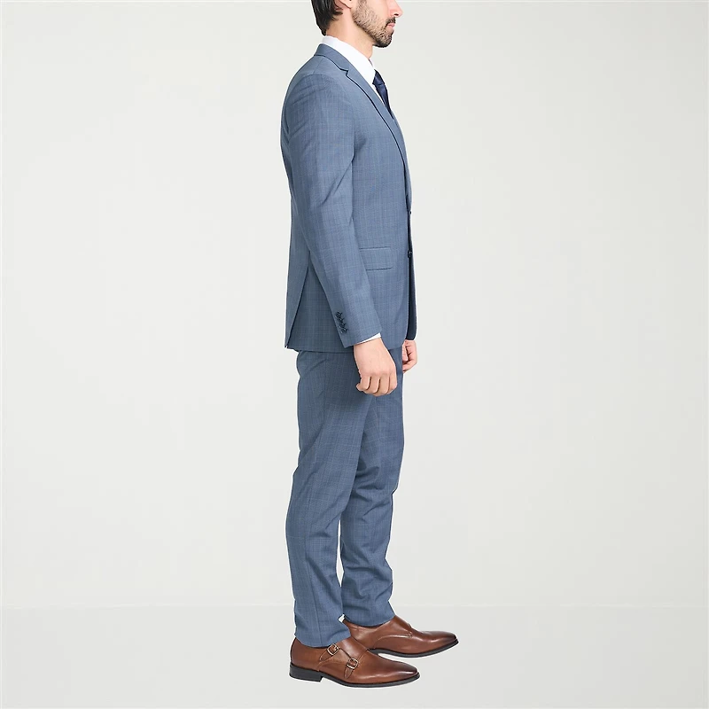 CRICKETEER™ Mens Plaid Stretch Fabric 2-pc. Suit Set