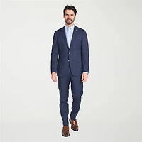 CRICKETEER™ Mens Windowpane Stretch Fabric 2-pc. Suit Set