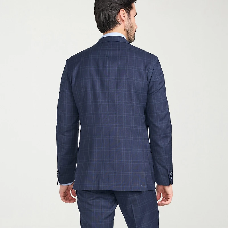 CRICKETEER™ Mens Windowpane Stretch Fabric 2-pc. Suit Set