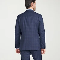 CRICKETEER™ Mens Windowpane Stretch Fabric 2-pc. Suit Set