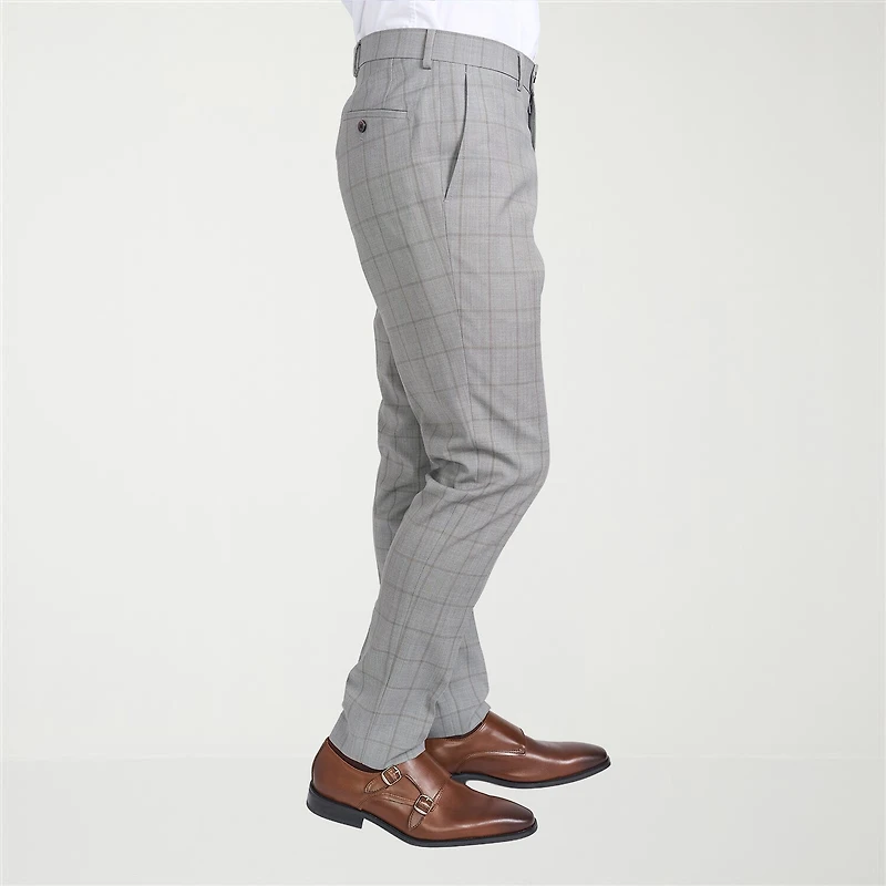 CRICKETEER™ Mens Windowpane Stretch Fabric 2-pc. Suit Set