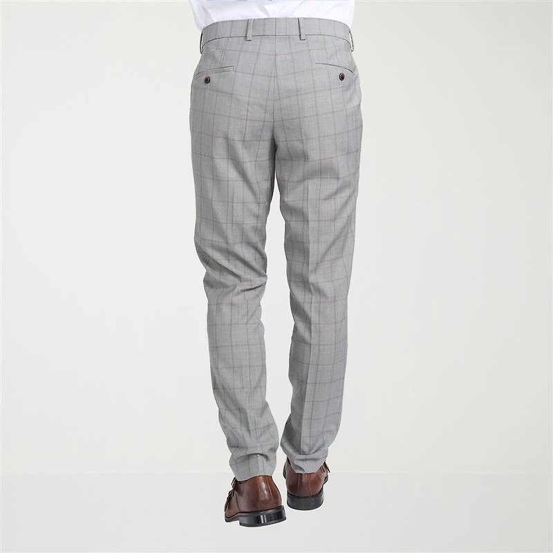 CRICKETEER™ Mens Windowpane Stretch Fabric 2-pc. Suit Set