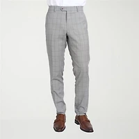 CRICKETEER™ Mens Windowpane Stretch Fabric 2-pc. Suit Set