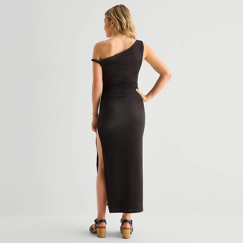 Forever 21 Womens Juniors Sleeveless Off the Shoulder Bodycon Dress