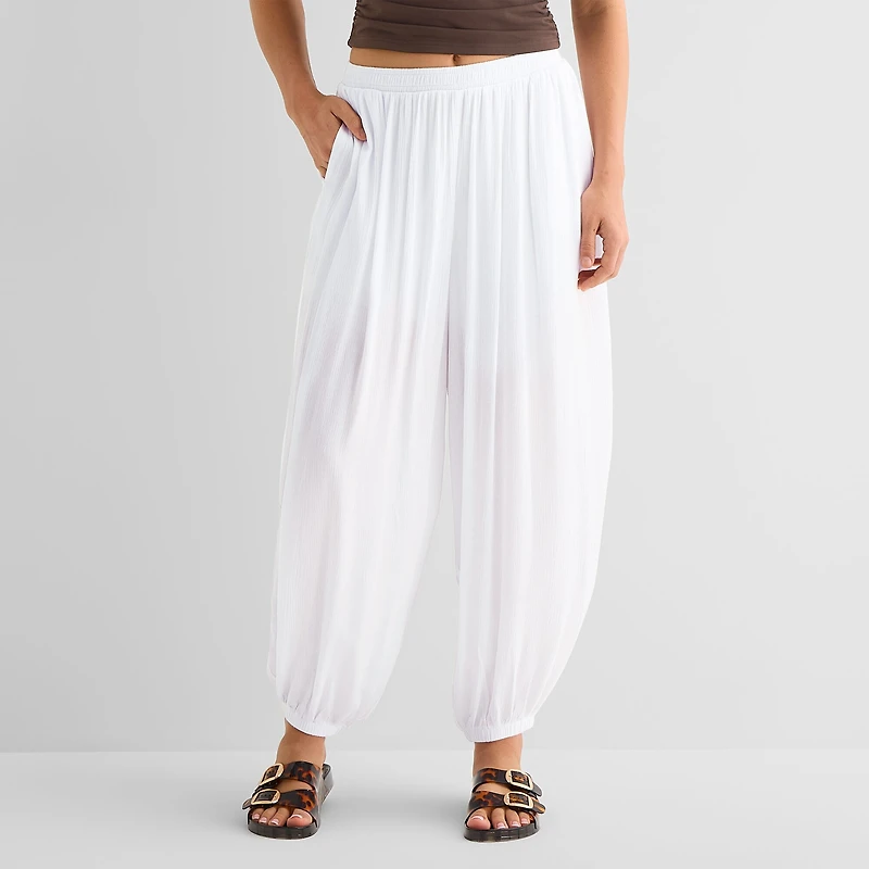 Forever 21 Womens Juniors Cuffed Pull-On Pant