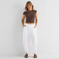 Forever 21 Womens Juniors Cuffed Pull-On Pant