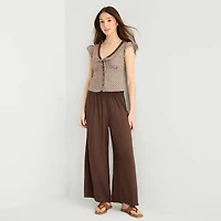 Arizona Womens Juniors V Neck Sleeveless Blouse