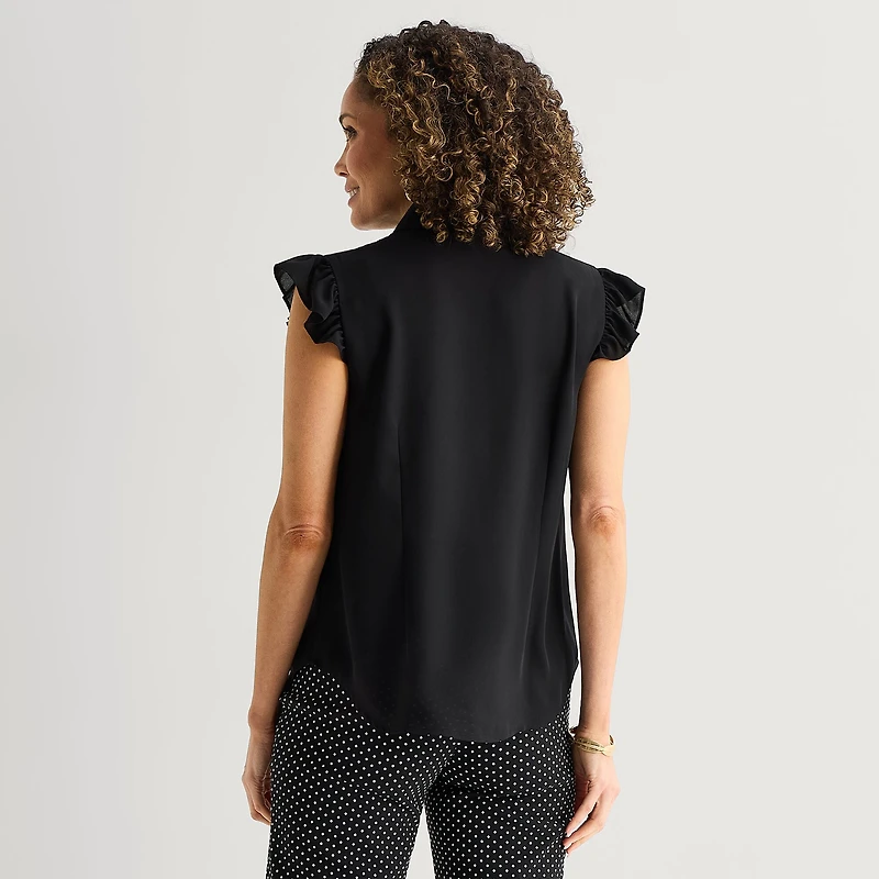 Liz Claiborne Womens Sleeveless Blouse