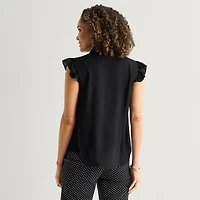 Liz Claiborne Womens Sleeveless Blouse