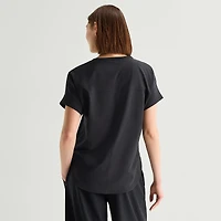 Stylus Woven Dolman Sleeve T-Shirt