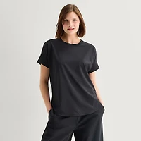 Stylus Woven Dolman Sleeve T-Shirt